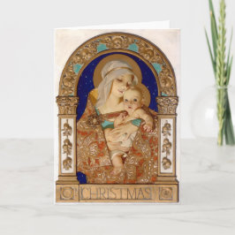 Convite Madona de Natal de Leyendecker