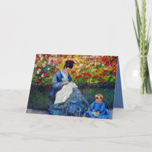 Convite Mãe e Criança Monet no Jardim