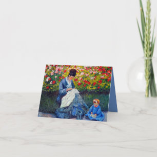 Convite Mãe e Criança Monet no Jardim