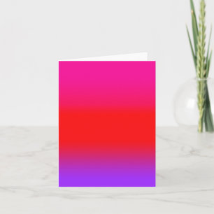 Convite Magenta Vermelho Roxo Ombre Festivo