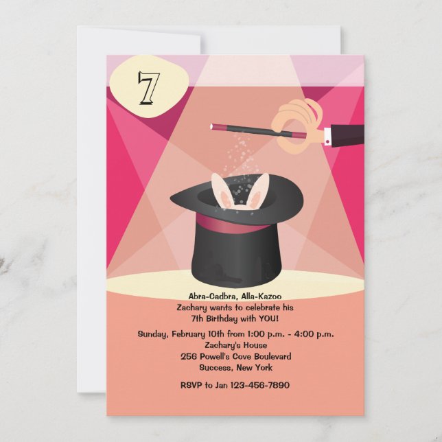 Convite mágico da mostra (Frente)