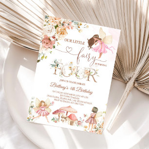 Convite Mágico de Aniversário com Borboleta Floral