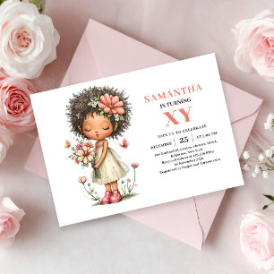 Convite Mágico Pastel para 6º Aniversário da Menin