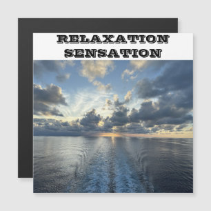 CONVITE MAGNET DA PORTA DO NAVIO DE CRUZAMENTO DE SENSAÇÃO