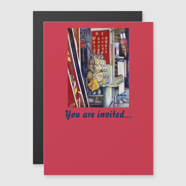 Convite Magnético Alegadamente Probabilista, Singapura (Frente/Verso)