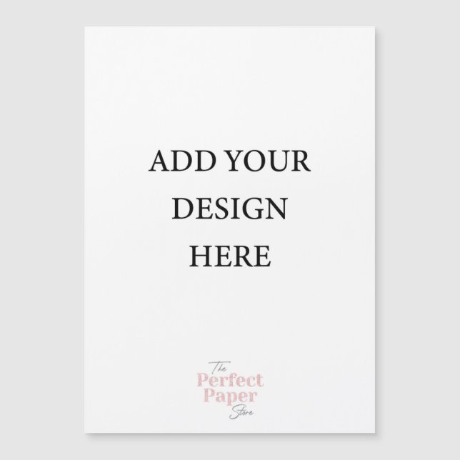 Convite Magnético de Cartão Postal 5 x 7 (Frente)