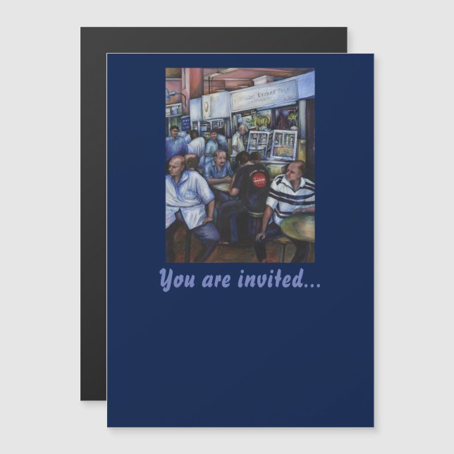 Convite Magnético E... ela se casou com o carteiro (Frente/Verso)