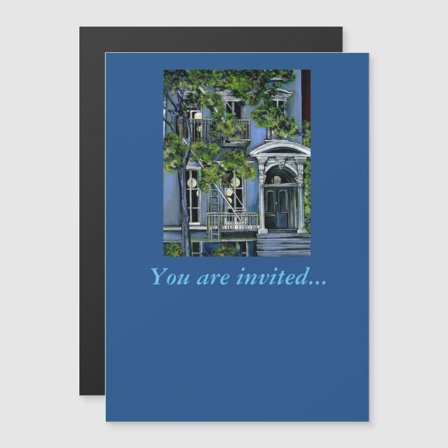 Convite Magnético Esferas Luminosas de Dentro (Frente/Verso)