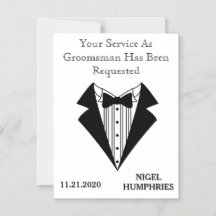 Lembrete de Melhor Amigo ou Padrinho