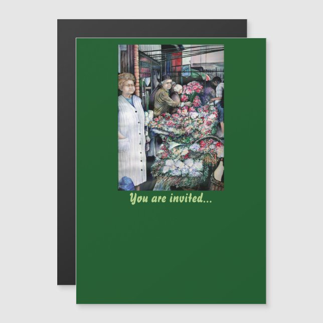 Convite Magnético Momento Mágico no Mercado Misloc (Frente/Verso)