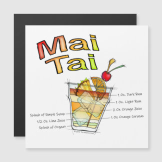 CONVITE MAI TAI COCKTAIL RECIPE ARTE