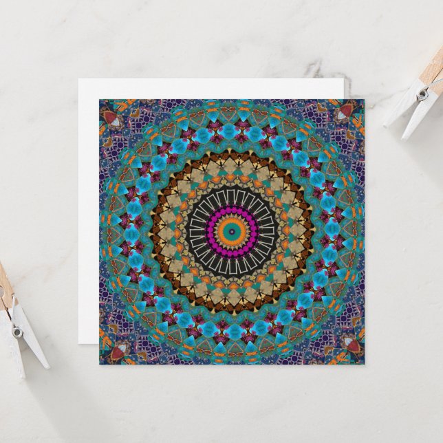 Convite Mandala Decorativa (Frente/Verso In Situ)