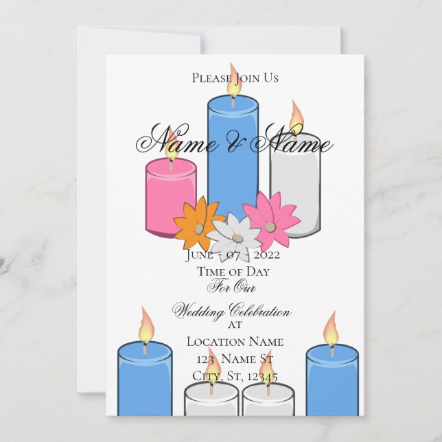 Convite Mandala Flor de Lótus Thunder_Cove (Frente)