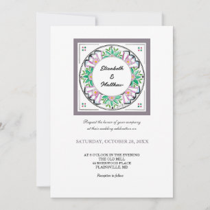 Convite Mandala Floribunda