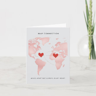 Convite Map Connection Card