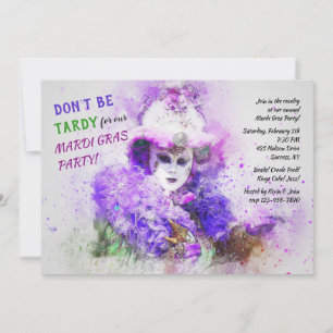 Convite Mardi Gras