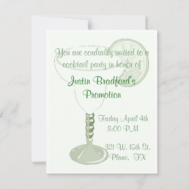 Convite Margarita (Frente)