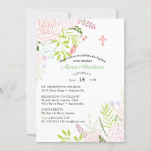 Convite Maria Baptism