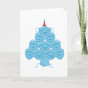 Convite máscara facial árvore de natal feia