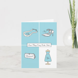 Convite Matron of Honor Will You Be My Card - Blue