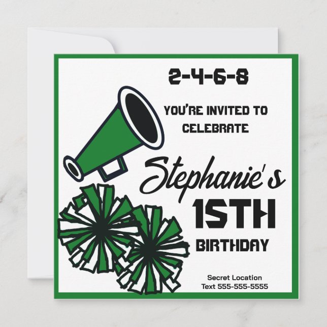 Convite Mega Cheer: #8 (Frente)