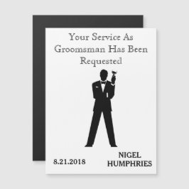 Convite Melhor Lembrete do Homem ou do Padrinho de casamen