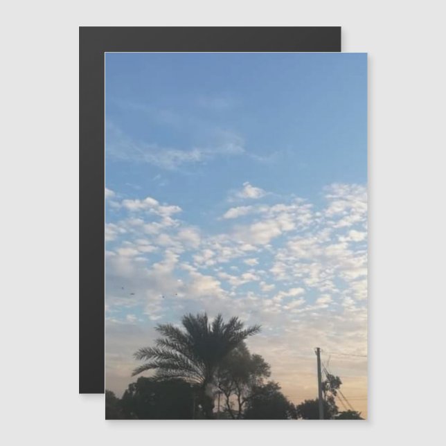 Convite Melhor placa magnética, tamanho: 5"x7" (Frente/Verso)