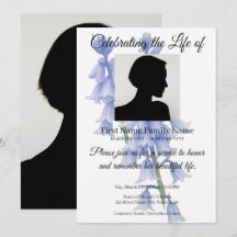 convite memorial bluebell