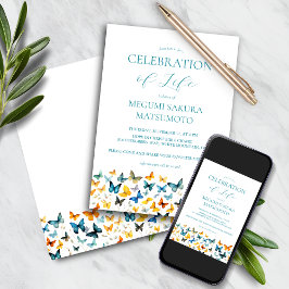 Convite Memorial Butterfly