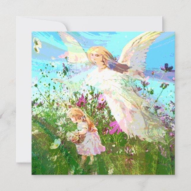 Convite Memorial | Guardian Angel (Frente)