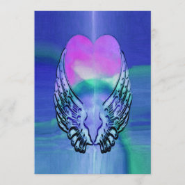 Convite Memorial | Rainbow Angel Heart