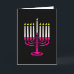 Convite menorá rosa quente hanukkah purim<br><div class="desc">"menorá rosa quente hanukkah ", "hanukkah rosa", "menorá rosa", "menorá hanukkah", menorá, "feliz hanukkah", channukah, hannukah, Hanukkah, "feriados judeus"</div>
