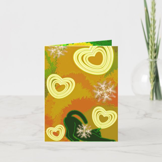 Convite Meu amor pelo meu gato (Frente)