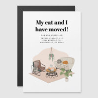 Meu Gato e eu mudamos de endereço movendo-se