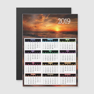Convite Mini Calendário 2019 do Mar Vermelho