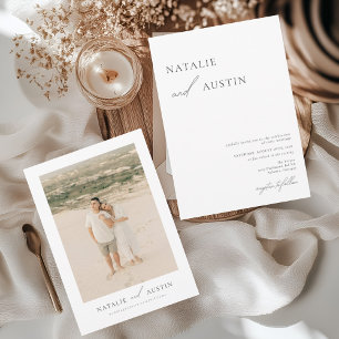 Convite Minimalista de Casamento MIA Boho