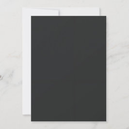 Convite Minimalista Preto Moderno Elegante Escuro
