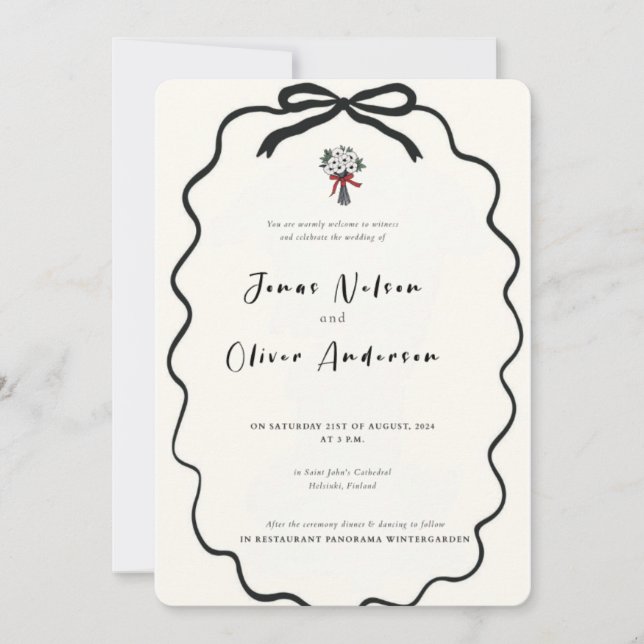 Convite Mínimo 2025  (Frente)