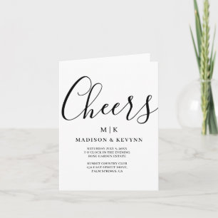 Convite Mínimo e Chic Casamento