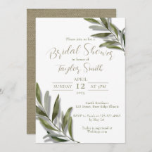 Convite Mínimo para Bóho Mediterrânico