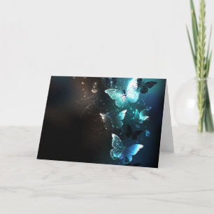 Convite Mint Night Butterflies