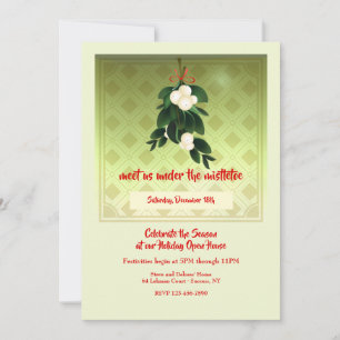 Convite Mistletoy Holiday