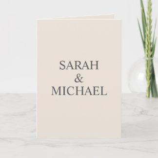 Convite Modern Elegant Wedding Invitation