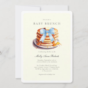 Convite Modern Watercolor Baby Brunch