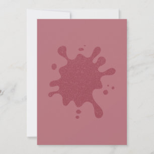 Convite Moderno com Brilho Rose Gold