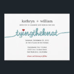 Convite Moderno de Casamento de casando<br><div class="desc">Espalhe as notícias de forma divertida e na moda com os convites para casamento de Casandos modernos do site berryberrysweet.com.</div>