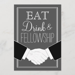 Convite moderno do comensal do Freemason, costume