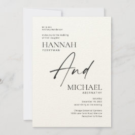 Convite Moderno e Minimalista à Costa do Marfim Ne