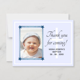 Convite Moderno obrigado por vir! Magneta para presentes n