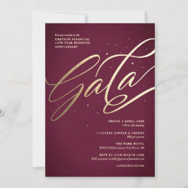 Convite Moderno para a Gala